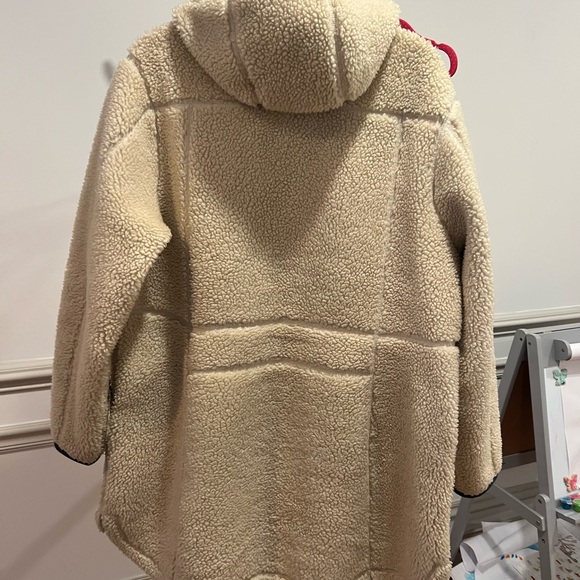 L.L. Bean Women's Cream Teddy Jacket - Picture 3 of 3
